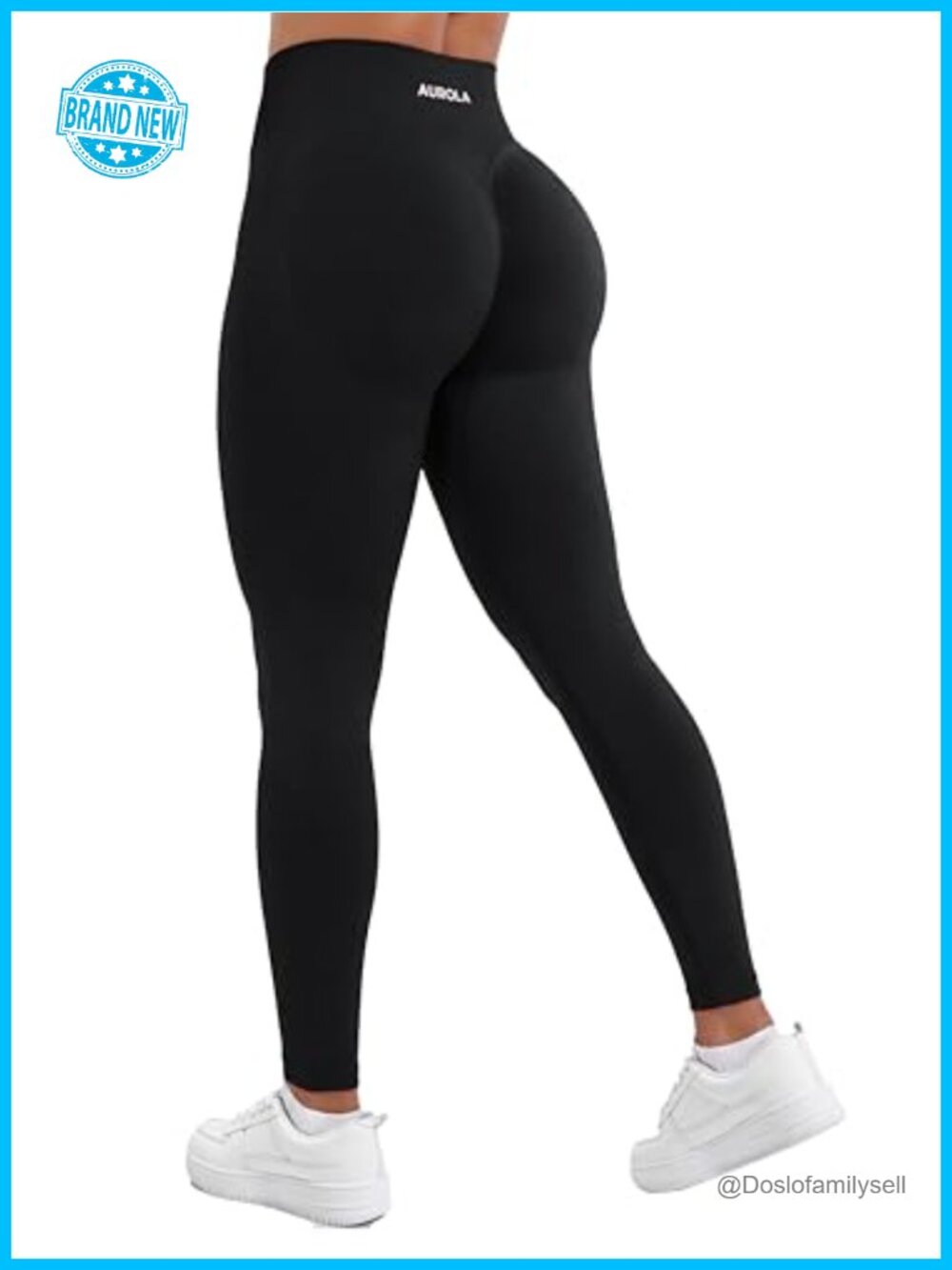Seamless Butt Lifting Workout Leggings Mid Rise Scrunch